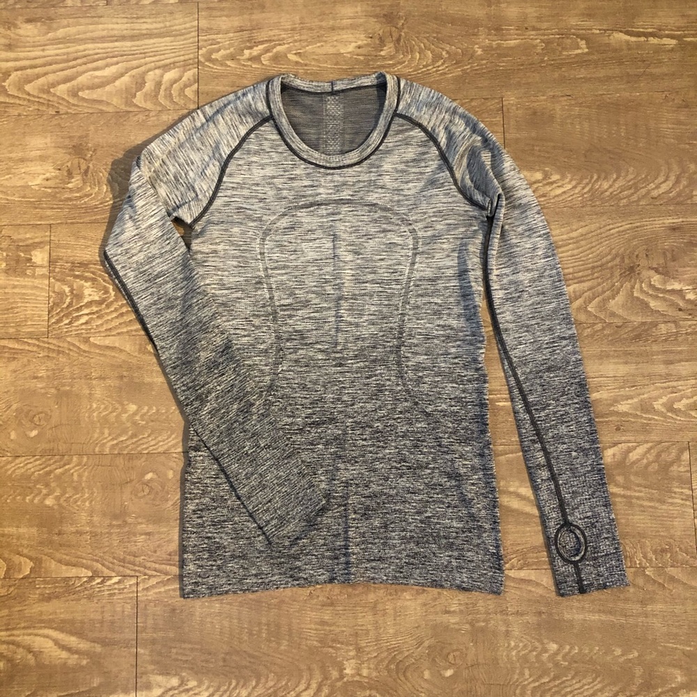 Lululemon Swiftly Tech Longsleeve Ombré black/grey